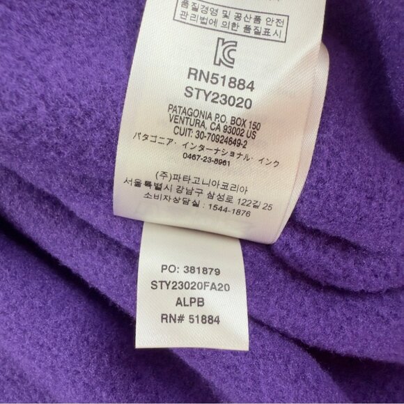 Patagonia NWT Women's Size S Shelled Synchilla Jacket 23020 Sample Fleece Lined - Picture 11 of 14